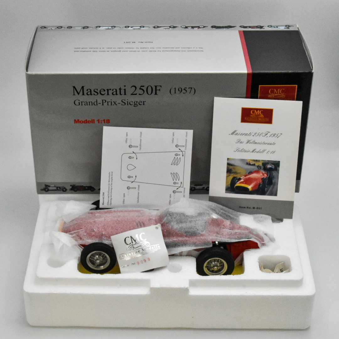 CMC M-051 Maserati 250F, 1957 No. 9098 | TR Collectibles CMC M-051 Maserati 250F, 1957 No. 9098 | TR Collectibles